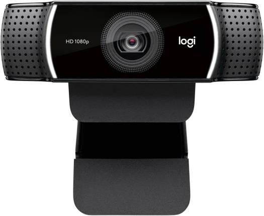 Logitech C922 Pro Stream Full HD Webcam, Built-In Dual-Mic Stereo Sound, Auto-Light Correction, Hyperfast Frame Rate, 78° Diagonal FOV, Autofocus, Black | 960-001088 / 960-001089 / 960-001087 - eBuy UAE